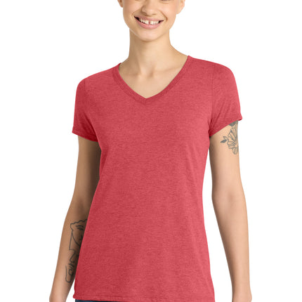 District ®  Women's Perfect Tri ®  V-Neck Tee. DM1350L