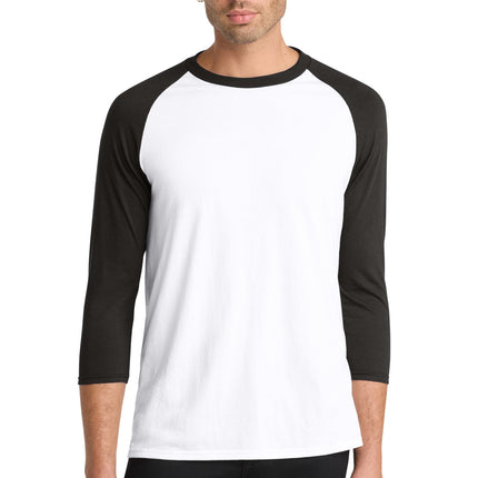 District  ®  Perfect Tri ®  3/4-Sleeve Raglan. DM136
