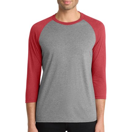 District  ®  Perfect Tri ®  3/4-Sleeve Raglan. DM136