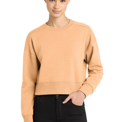 District  ®  Women's Perfect Weight  ®  Fleece Cropped Crew DT1105