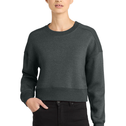 District  ®  Women's Perfect Weight  ®  Fleece Cropped Crew DT1105