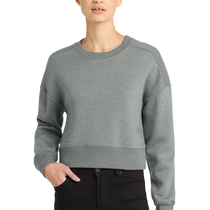 District  ®  Women's Perfect Weight  ®  Fleece Cropped Crew DT1105