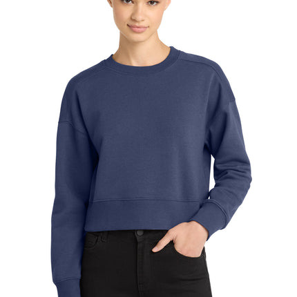 District  ®  Women's Perfect Weight  ®  Fleece Cropped Crew DT1105