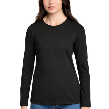 District ®  Women's Perfect Blend ®  CVC Long Sleeve Tee DT110