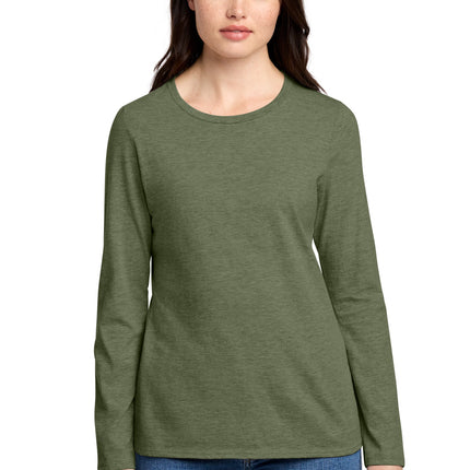 District ®  Women's Perfect Blend ®  CVC Long Sleeve Tee DT110