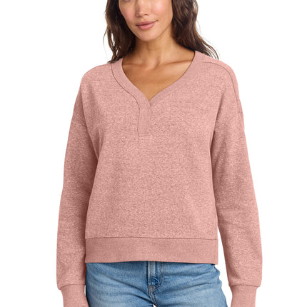 District ®  Women's Perfect Tri ®  Fleece V-Neck Sweatshirt DT1312