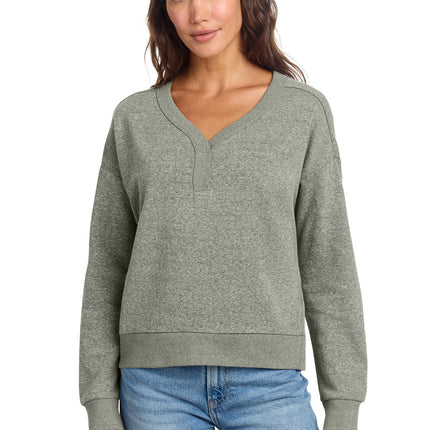 District ®  Women's Perfect Tri ®  Fleece V-Neck Sweatshirt DT1312