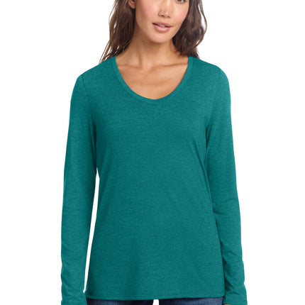 District ®  Women's Perfect Tri ®  Long Sleeve V-Neck Tee DT135