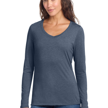 District ®  Women's Perfect Tri ®  Long Sleeve V-Neck Tee DT135