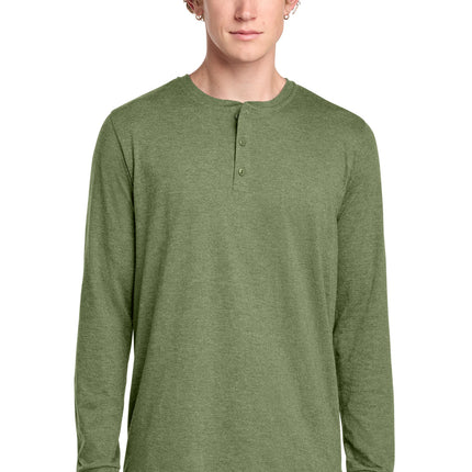 District ®  Perfect Tri ®  Long Sleeve Henley DT145