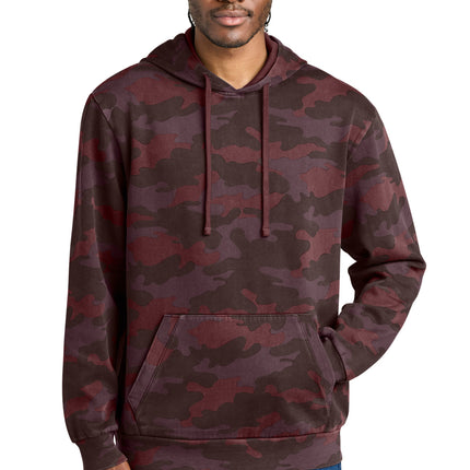 District Wash ™  Camo Fleece Hoodie DT2200C
