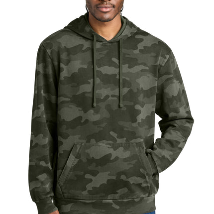 District Wash ™  Camo Fleece Hoodie DT2200C