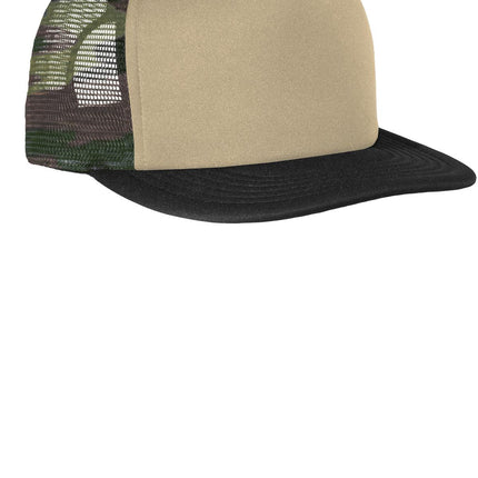 District ®  Flat Bill Snapback Trucker Cap. DT624