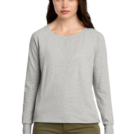 District ®  Women's Featherweight French Terry ™  Long Sleeve Crewneck DT672