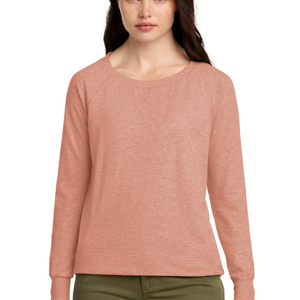 District ®  Women's Featherweight French Terry ™  Long Sleeve Crewneck DT672