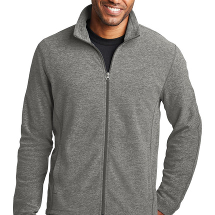 Port Authority ®  Heather Microfleece Full-Zip Jacket. F235
