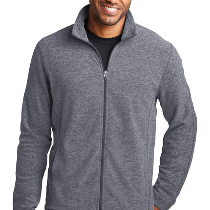 Port Authority ®  Heather Microfleece Full-Zip Jacket. F235