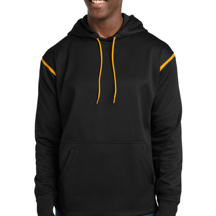 Sport-Tek ®  Tech Fleece Colorblock Hooded Sweatshirt. F246