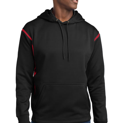 Sport-Tek ®  Tech Fleece Colorblock Hooded Sweatshirt. F246