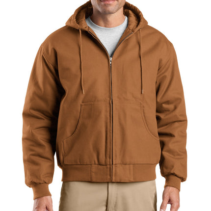 CornerStone ®  Tall Duck Cloth Hooded Work Jacket. TLJ763H