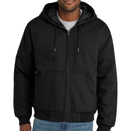 CornerStone ®  - Duck Cloth Hooded Work Jacket.  J763H