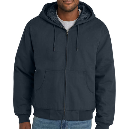 CornerStone ®  - Duck Cloth Hooded Work Jacket.  J763H