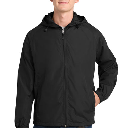 Sport-Tek ®  Hooded Raglan Jacket. JST73