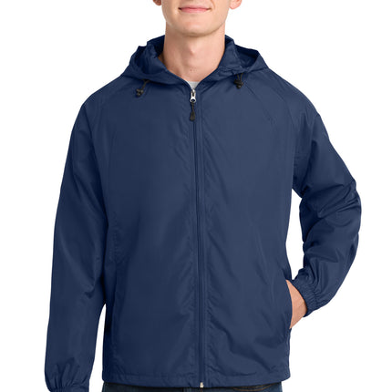 Sport-Tek ®  Hooded Raglan Jacket. JST73