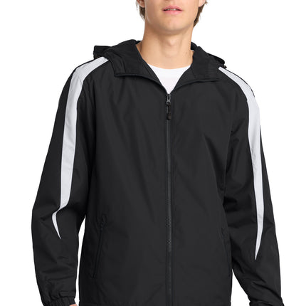 Sport-Tek ®  Fleece-Lined Colorblock Jacket. JST81