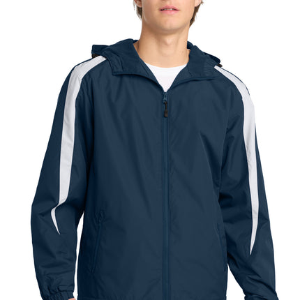 Sport-Tek ®  Fleece-Lined Colorblock Jacket. JST81