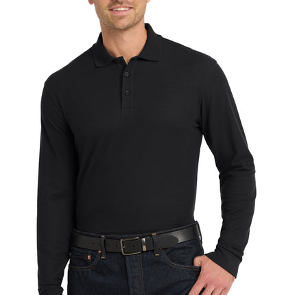Port Authority ®  Long Sleeve Core Classic Pique Polo. K100LS