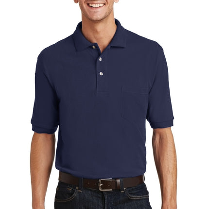 Port Authority ®  Heavyweight Cotton Pique Polo with Pocket.  K420P