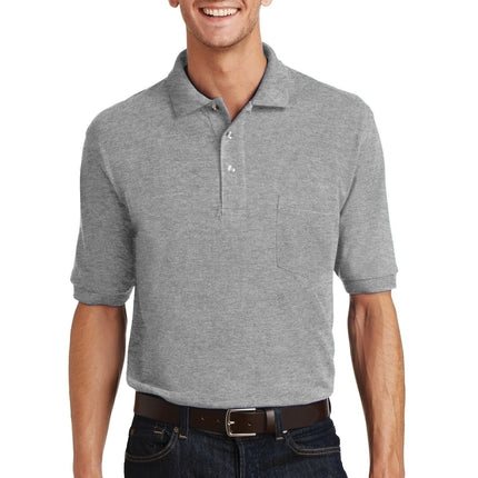 Port Authority ®  Heavyweight Cotton Pique Polo with Pocket.  K420P