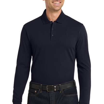 Port Authority ®  EZCotton ®  Long Sleeve Polo. K8000LS