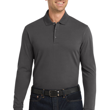 Port Authority ®  EZCotton ®  Long Sleeve Polo. K8000LS