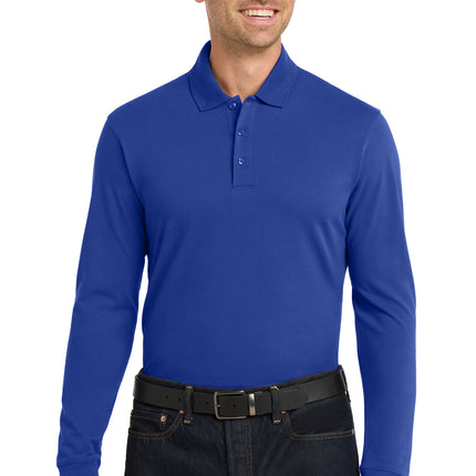 Port Authority ®  EZCotton ®  Long Sleeve Polo. K8000LS