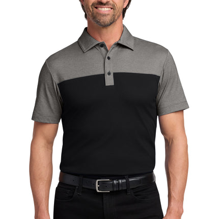 Port Authority ®  Fine Pique Blend Blocked Polo K831