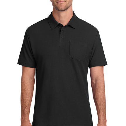 Port Authority ®  C-FREE ®  Cotton Blend Pique Pocket Polo K868