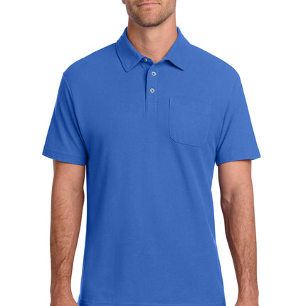 Port Authority ®  C-FREE ®  Cotton Blend Pique Pocket Polo K868
