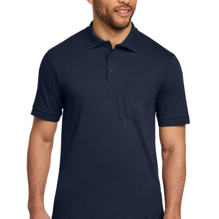 Port & Co ™  Core Blend Jersey Knit Pocket Polo. KP55P