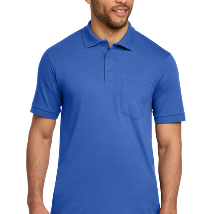 Port & Co ™  Core Blend Jersey Knit Pocket Polo. KP55P