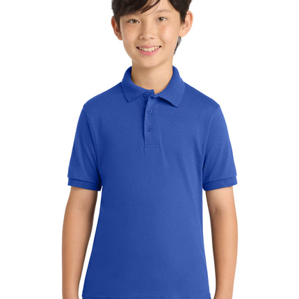 Port & Co ™  Youth Core Blend Jersey Knit Polo. KP55Y