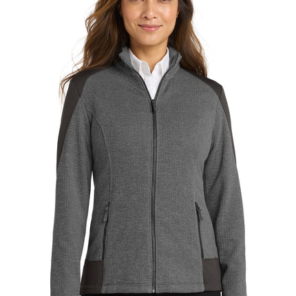 Port Authority  ®  Women's Grid Fleece Jacket. L239