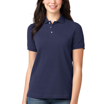 Port Authority ®  Women's Heavyweight Cotton Pique Polo.  L420