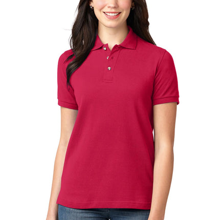 Port Authority ®  Women's Heavyweight Cotton Pique Polo.  L420