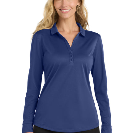 Port Authority  ®  Women's Silk Touch  ™   Performance Long Sleeve Polo. L540LS
