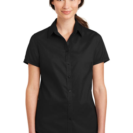 Port Authority ®  Women's Short Sleeve SuperPro ™  Twill Shirt. L664