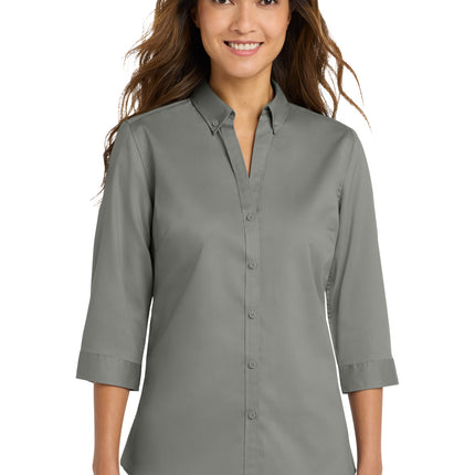Port Authority ®  Women's 3/4-Sleeve SuperPro ™  Twill Shirt. L665