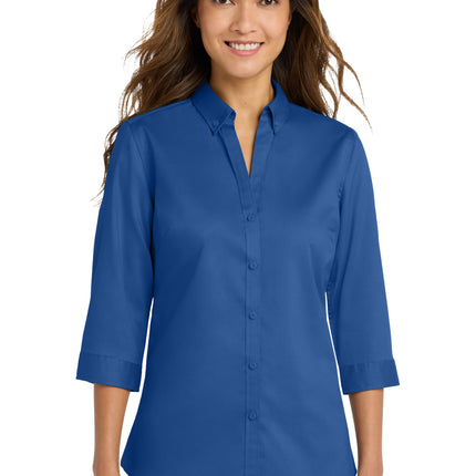 Port Authority ®  Women's 3/4-Sleeve SuperPro ™  Twill Shirt. L665
