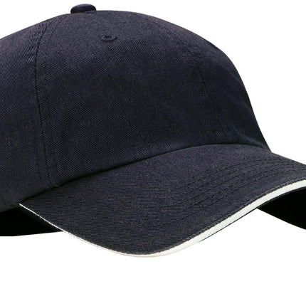 Port Authority ®  Sandwich Bill Cap with Striped Closure.  C830